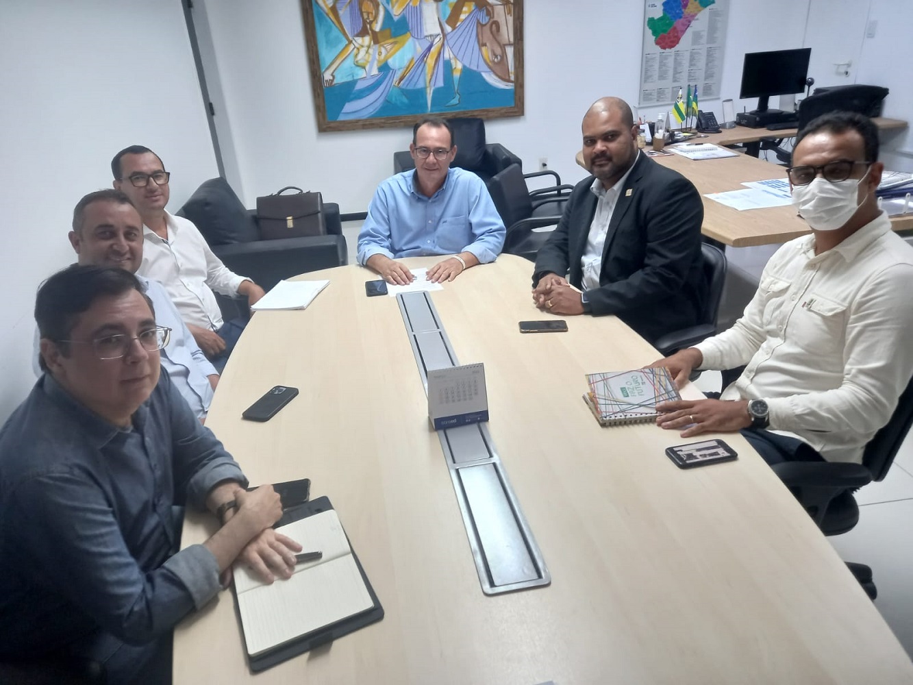 Reunião aconteceu na Seduc. (foto: Arquivo pessoal)