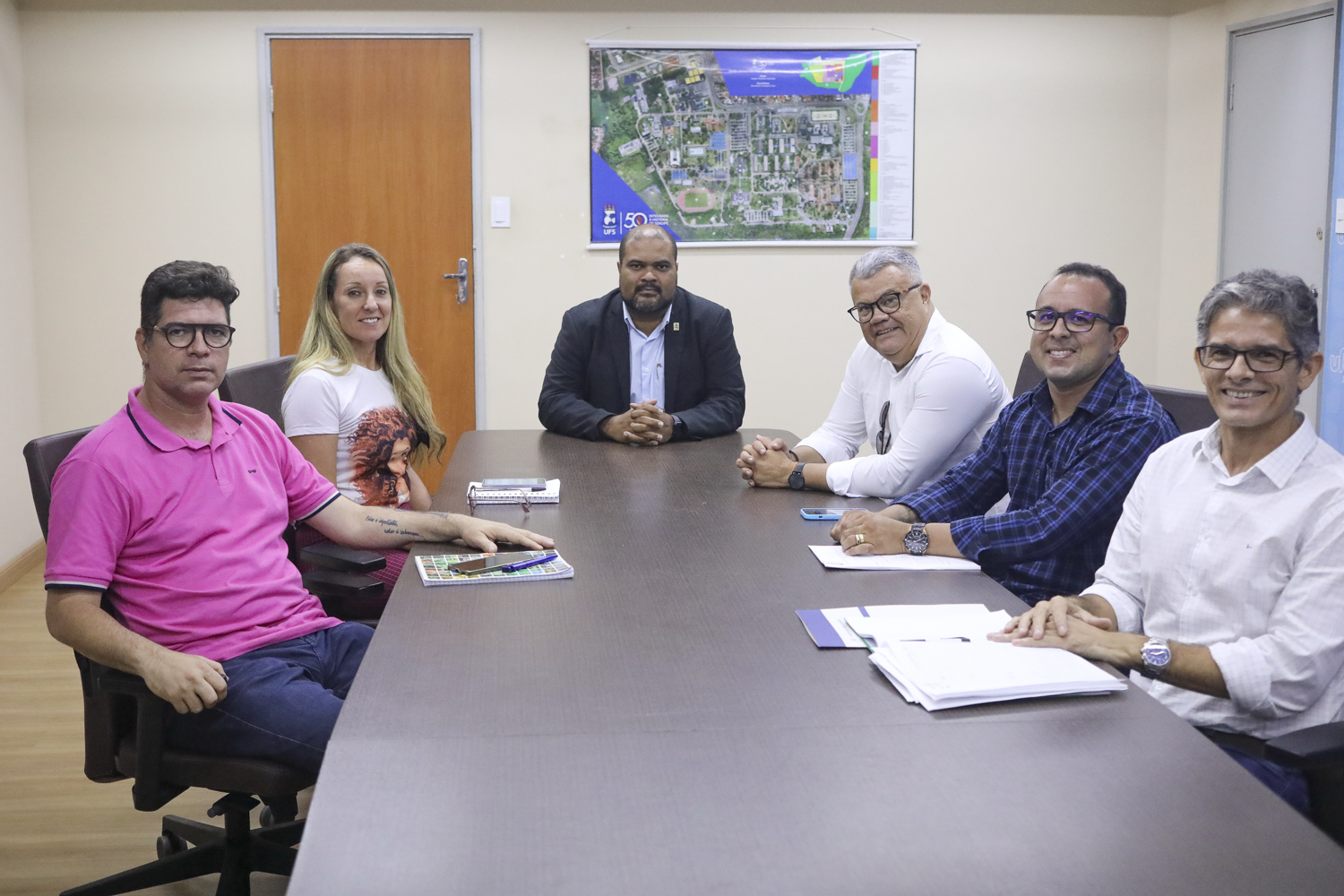 Encontro foi para definir possíveis parcerias da UFS com a Prefeitura de Arauá. (Foto: Adilson Andrade)