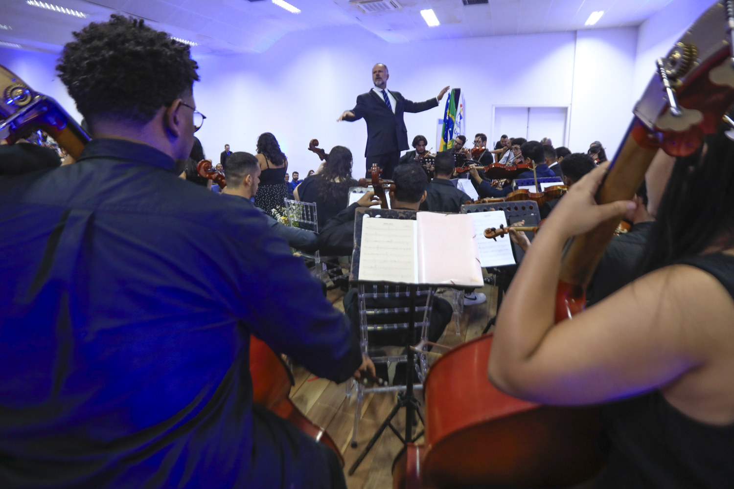 Coro e Orquestra da UFS abriram a solenidade (Foto: Adilson Andrade/Ascom UFS)