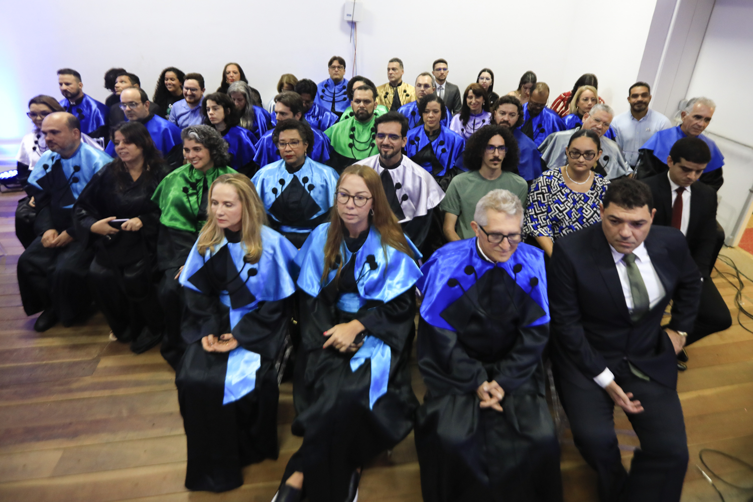 Conselhos Superiores da UFS e demais representantes docentes, técnicos e discentes (Foto: Adilson Andrade/Ascom UFS)