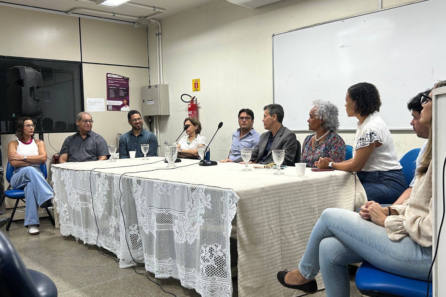 Audiência aberta com a equipe UFS (Foto: Eduardo Ferreira/Ascom UFS)