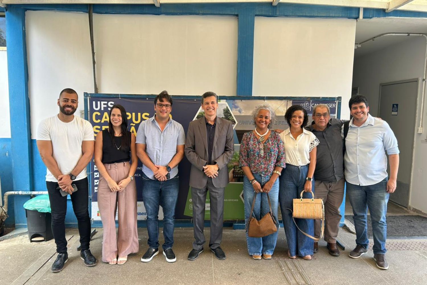 Equipe UFS em visita ao Campus Sertão (Foto: Acervo pessoal) 